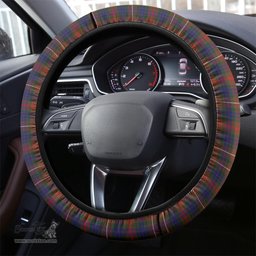 ScotsTee Shop Scottish Fraser Hunting Modern Clan Tartan Steering Wheel Cover