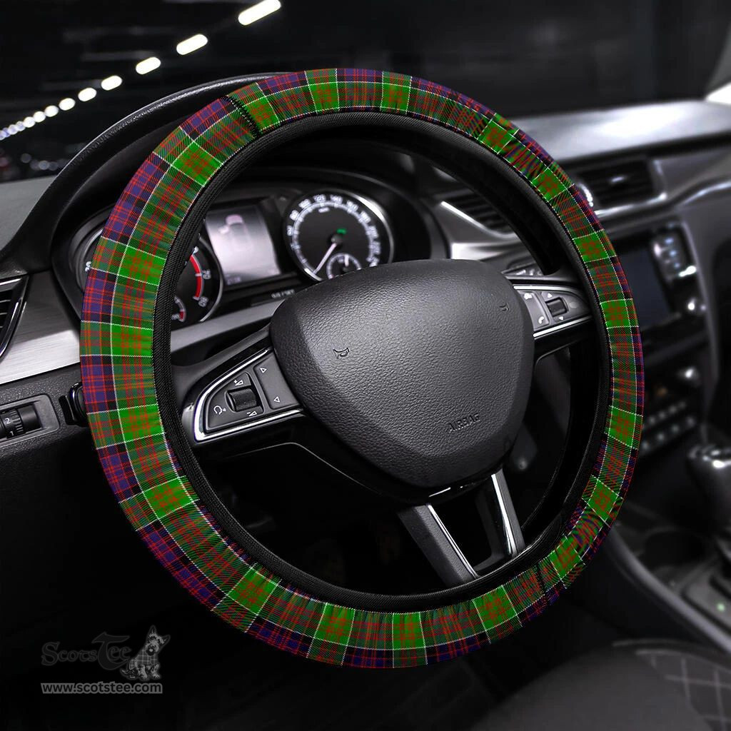 ScotsTee Shop Scottish MacDonald of Clan Ranald Clan Tartan Steering Wheel Cover