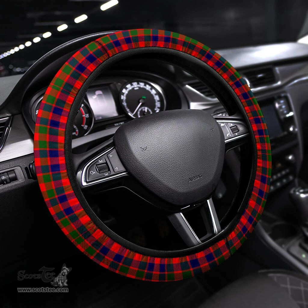 ScotsTee Shop Scottish Gow of McGouan Clan Tartan Steering Wheel Cover