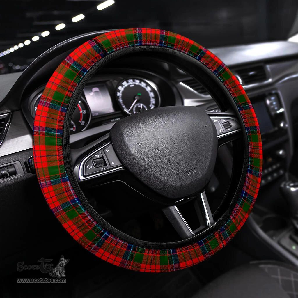 ScotsTee Shop Scottish MacNicol (of Scorrybreac) Clan Tartan Steering Wheel Cover