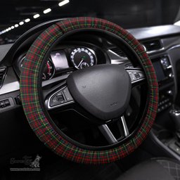 ScotsTee Shop Scottish MacKintosh Hunting Modern Clan Tartan Steering Wheel Cover