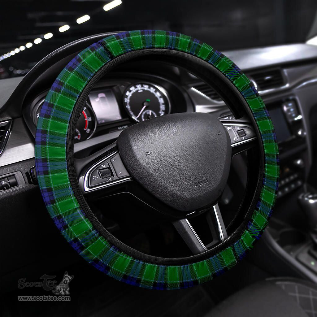 ScotsTee Shop Scottish Graham of Menteith Modern Clan Tartan Steering Wheel Cover