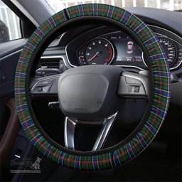 ScotsTee Shop Scottish Ogilvie Hunting Modern Clan Tartan Steering Wheel Cover