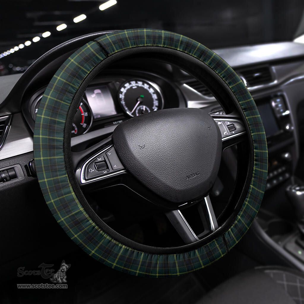 ScotsTee Shop Scottish US Army Tartan Clan Tartan Steering Wheel Cover