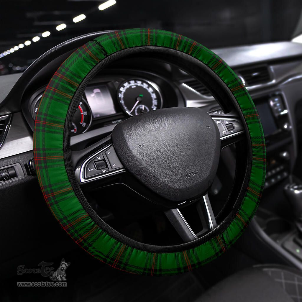 ScotsTee Shop Scottish Orrock Clan Tartan Steering Wheel Cover