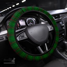 ScotsTee Shop Scottish Orrock Clan Tartan Steering Wheel Cover