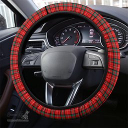 ScotsTee Shop Scottish Stewart (Stuart) of Bute Clan Tartan Steering Wheel Cover