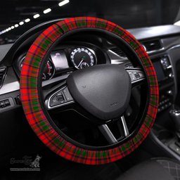ScotsTee Shop Scottish Stewart of Appin Clan Tartan Steering Wheel Cover