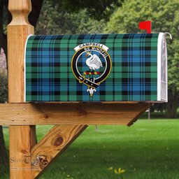 ScotsTee Shop Scottish Campbell (of Cawdor) Clan Crest Tartan Mailbox Cover