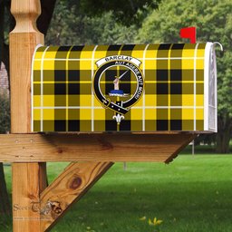 ScotsTee Shop Scottish Barclay Dress Modern Clan Crest Tartan Mailbox Cover