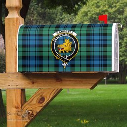 ScotsTee Shop Scottish Campbell (of Breadalbane) Clan Crest Tartan Mailbox Cover