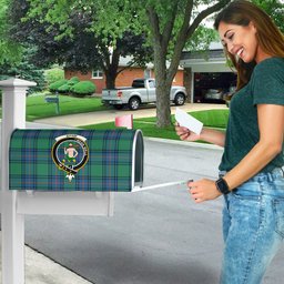 ScotsTee Shop Scottish Shaw of Sauchie Clan Crest Tartan Mailbox Cover
