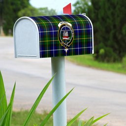 ScotsTee Shop Scottish MacNeil of Barra Clan Crest Tartan Mailbox Cover