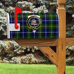 ScotsTee Shop Scottish MacNeil of Barra Clan Crest Tartan Mailbox Cover