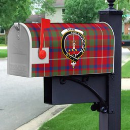 ScotsTee Shop Scottish Shaw of Tordarroch Clan Crest Tartan Mailbox Cover