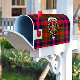 ScotsTee Shop Scottish Gow of McGouan Clan Crest Tartan Mailbox Cover