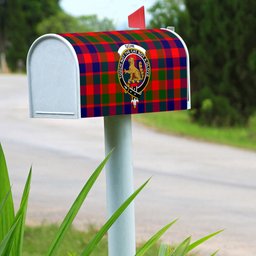 ScotsTee Shop Scottish Gow of McGouan Clan Crest Tartan Mailbox Cover