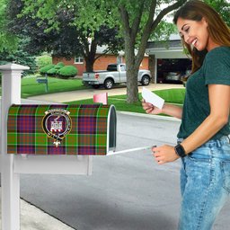 ScotsTee Shop Scottish MacDonald of Clan Ranald Clan Crest Tartan Mailbox Cover