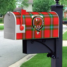 ScotsTee Shop Scottish MacLaine of Loch Buie Clan Crest Tartan Mailbox Cover
