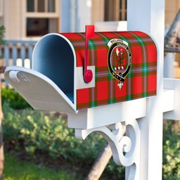ScotsTee Shop Scottish MacLaine of Loch Buie Clan Crest Tartan Mailbox Cover