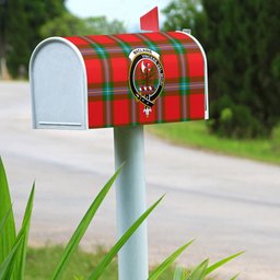 ScotsTee Shop Scottish MacLaine of Loch Buie Clan Crest Tartan Mailbox Cover