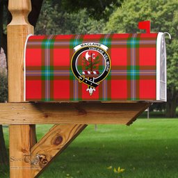 ScotsTee Shop Scottish MacLaine of Loch Buie Clan Crest Tartan Mailbox Cover