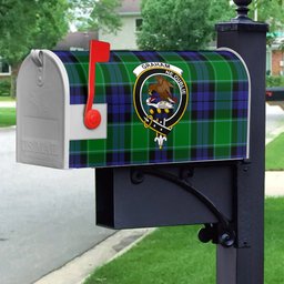 ScotsTee Shop Scottish Graham of Menteith Modern Clan Crest Tartan Mailbox Cover