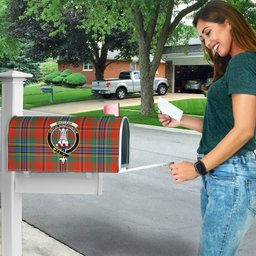 ScotsTee Shop Scottish MacLean of Duart Ancient Clan Crest Tartan Mailbox Cover