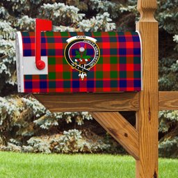 ScotsTee Shop Scottish Gow of Skeoch Clan Crest Tartan Mailbox Cover