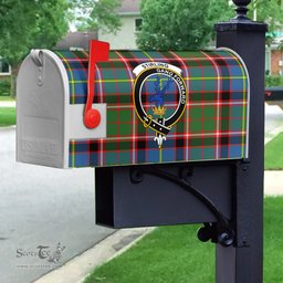 ScotsTee Shop Scottish Stirling (of Cadder-Present Chief) Clan Crest Tartan Mailbox Cover