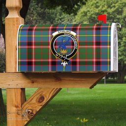 ScotsTee Shop Scottish Stirling (of Cadder-Present Chief) Clan Crest Tartan Mailbox Cover