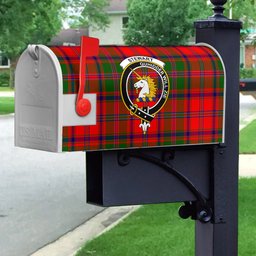 ScotsTee Shop Scottish Stewart of Appin Clan Crest Tartan Mailbox Cover