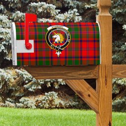 ScotsTee Shop Scottish Stewart of Appin Clan Crest Tartan Mailbox Cover