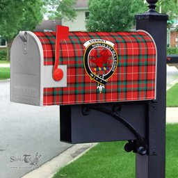 ScotsTee Shop Scottish Stewart (Stuart) of Bute Clan Crest Tartan Mailbox Cover