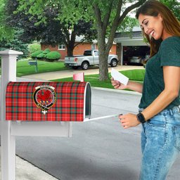 ScotsTee Shop Scottish Stewart (Stuart) of Bute Clan Crest Tartan Mailbox Cover