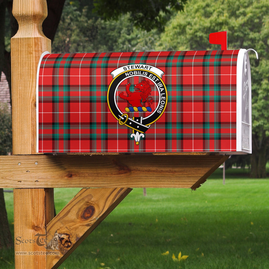 ScotsTee Shop Scottish Stewart (Stuart) of Bute Clan Crest Tartan Mailbox Cover