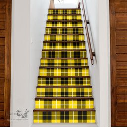 ScotsTee Shop Scottish Barclay Dress Modern Clan Tartan Stair Stickers