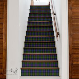 ScotsTee Shop Scottish Murray of Atholl Modern Clan Tartan Stair Stickers