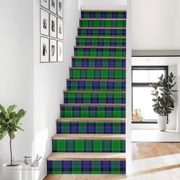 ScotsTee Shop Scottish Graham of Menteith Modern Clan Tartan Stair Stickers