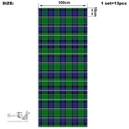 ScotsTee Shop Scottish Graham of Menteith Modern Clan Tartan Stair Stickers