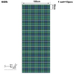 ScotsTee Shop Scottish MacNeil of Colonsay Clan Tartan Stair Stickers