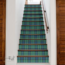 ScotsTee Shop Scottish MacNeil of Colonsay Clan Tartan Stair Stickers