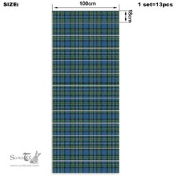 ScotsTee Shop Scottish Robertson Hunting Ancient Clan Tartan Stair Stickers
