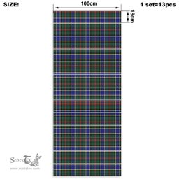 ScotsTee Shop Scottish Ogilvie Hunting Modern Clan Tartan Stair Stickers