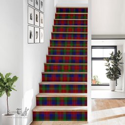 ScotsTee Shop Scottish Tennant Clan Tartan Stair Stickers