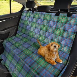 ScotsTee Shop Scottish Bowie Ancient Clan Tartan Pet Seat Cover, Dog Car Seat Cover