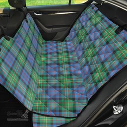ScotsTee Shop Scottish Bowie Ancient Clan Tartan Pet Seat Cover, Dog Car Seat Cover