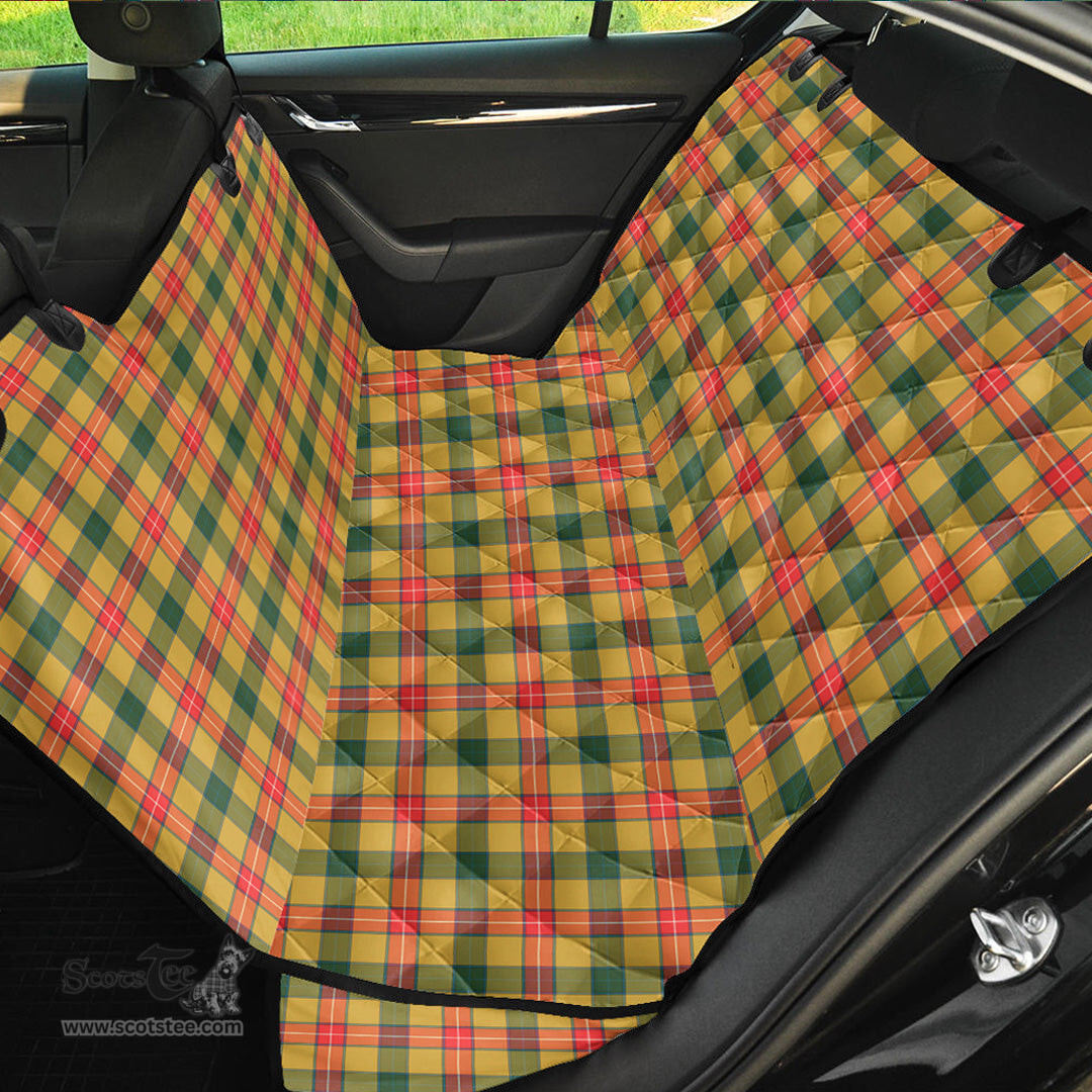 ScotsTee Shop Scottish Baxter Clan Tartan Pet Seat Cover, Dog Car Seat Cover
