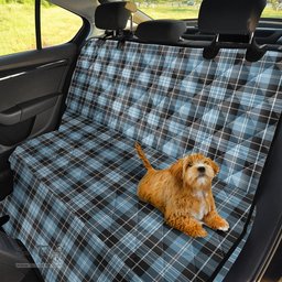 ScotsTee Shop Scottish Clark Ancient Clan Tartan Pet Seat Cover, Dog Car Seat Cover