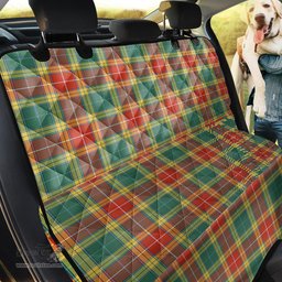 ScotsTee Shop Scottish Buchanan Old Sett Clan Tartan Pet Seat Cover, Dog Car Seat Cover